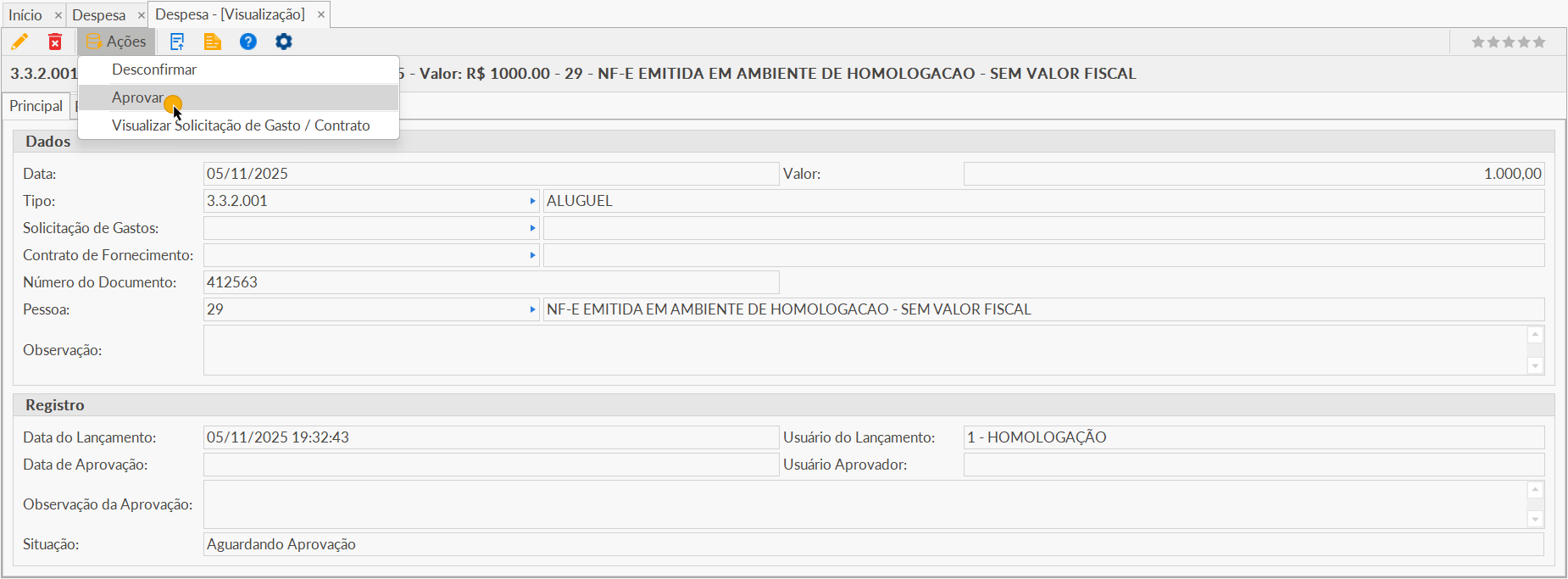 Aprovando Despesa Individual.png
