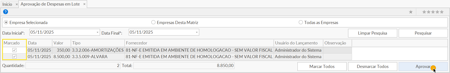 Aprovando Despesas em Lote.png