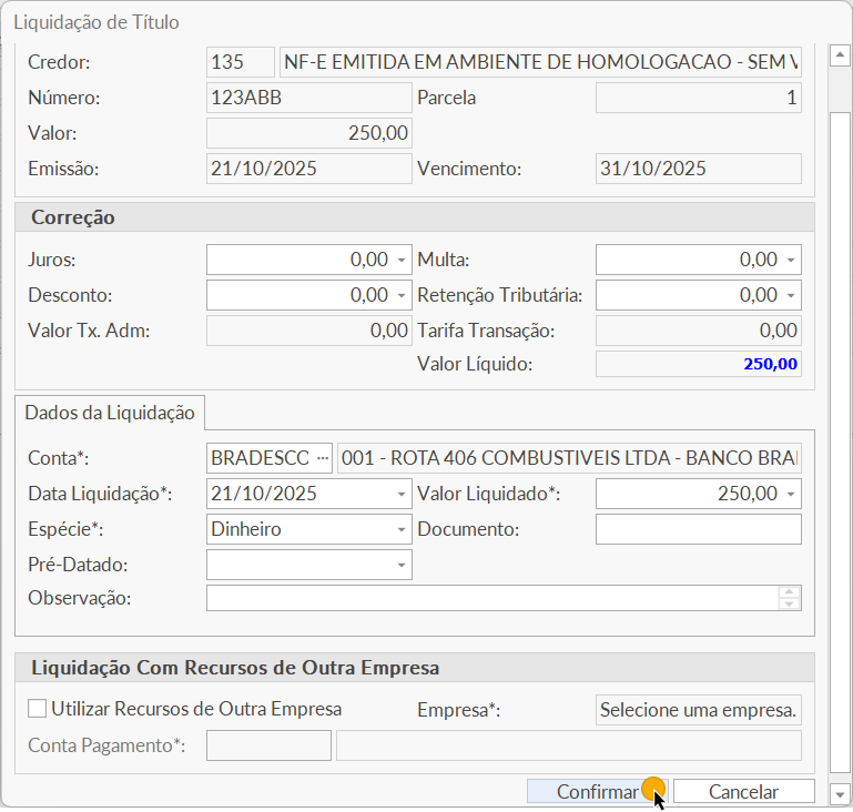 Liquidacao Titulos - Liquidação de Titulo.png